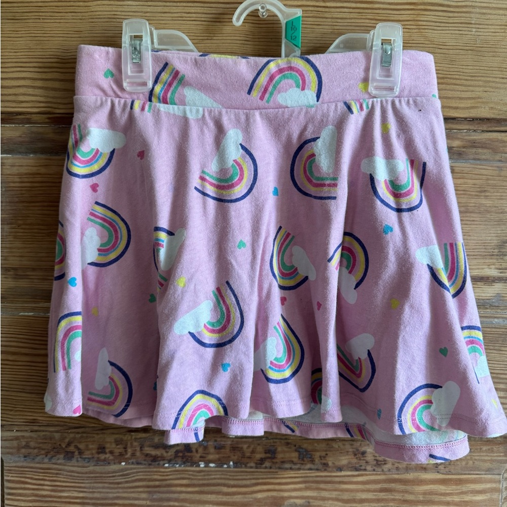 Wonder Nation Pink Rainbow Skort